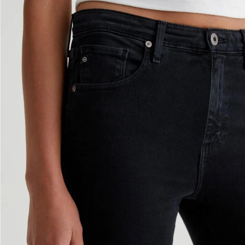 AG Adriano Goldschmied FARRAH BOOT CROP SULFUR BLACK NWT SZ 30 CROPPED BOOTCUT - Picture 14 of 16